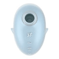 Satisfyer Cutie Ghost - Blue - Blue USB Rechargeable Air Pulse Stimulator