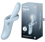 Satisfyer Heat Flex 4 - Blue - Blue USB Rechargeable Heating Vibrator - Image 1