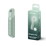Satisfyer Naughty Kiss - Mint Green USB Rechargeable Air Pulse Stimulator - Image 2
