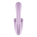 Satisfyer Tongue Expert - Violet 18 cm USB Rechargeable Vibrator with Flicking Clit Stimulator