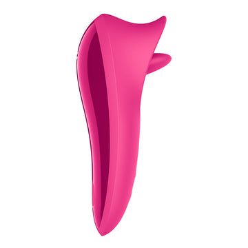 Satisfyer Tongue Master - Pink 14.4 cm USB Rechargeable Flicking Clitoral Stimulator
