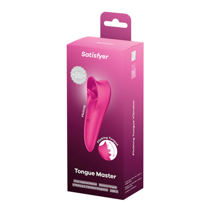 Satisfyer Tongue Master - Pink 14.4 cm Flicking Clitoral Stimulator