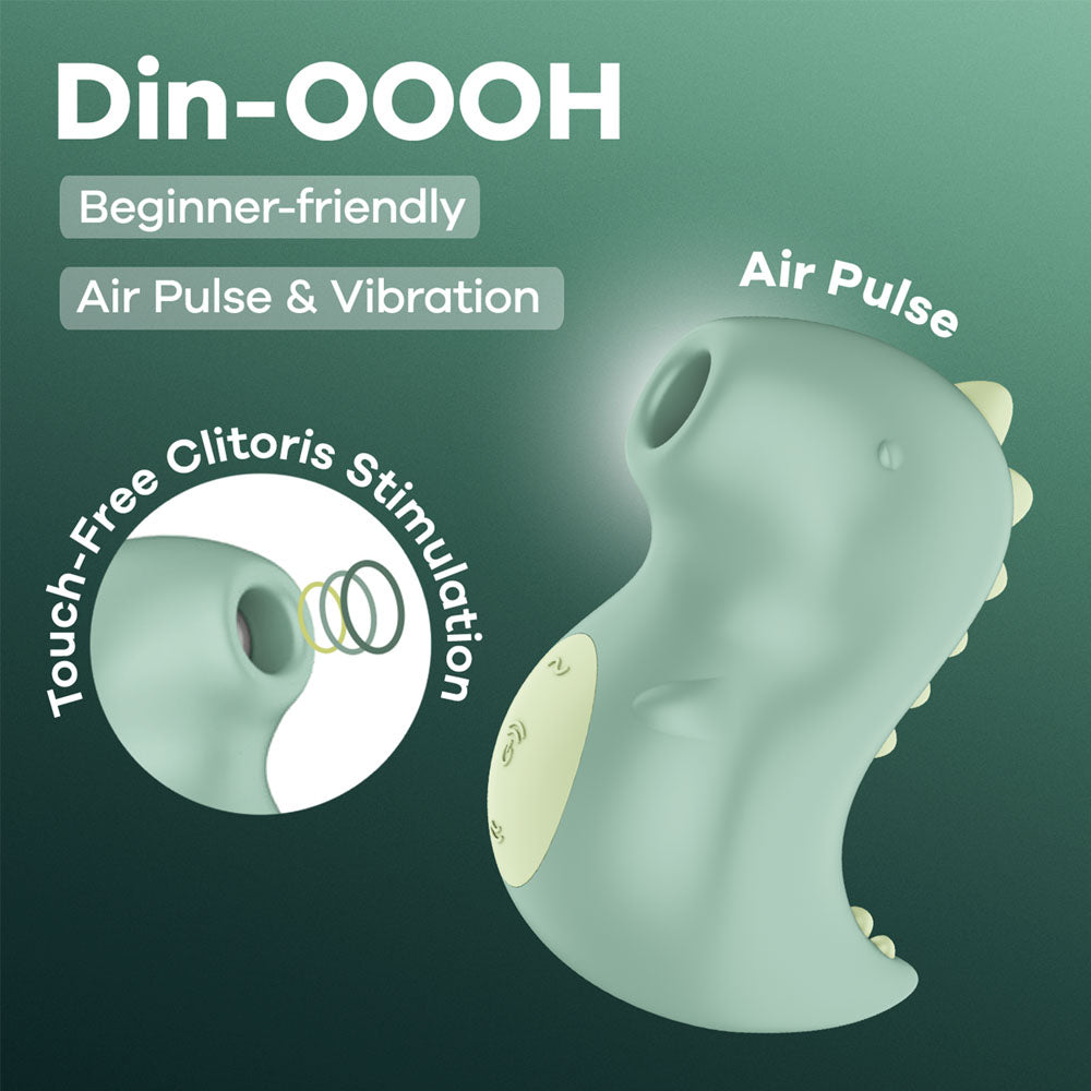 Satisfyer Din-OOOH - Mint Green USB Rechargeable Air Pulse Stimulator