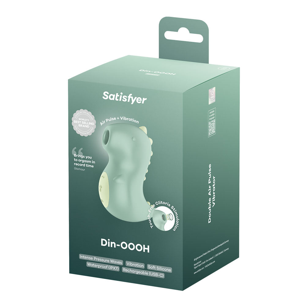 Satisfyer Din-OOOH - Mint Green USB Rechargeable Air Pulse Stimulator
