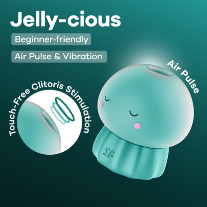 Satisfyer Jelly-cious USB Rechargeable Air Pulse Stimulator - Green