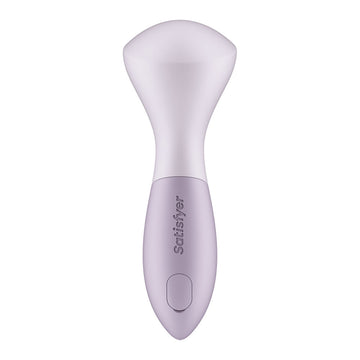 Satisfyer Wand-erful - Violet 15.8 cm USB Rechargeable Air Pulse Massage Wand