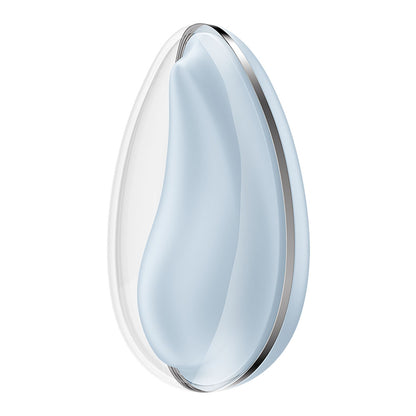 Satisfyer Drop To Go - Blue - Blue USB Rechargeable Clitoral Stimulator