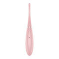 Satisfyer Tip Tease - Rose - Rose USB Rechargeable Vibrator with Twirling Tip