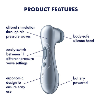 Satisfyer Pro 2 - Blue Clitoral Stimulator