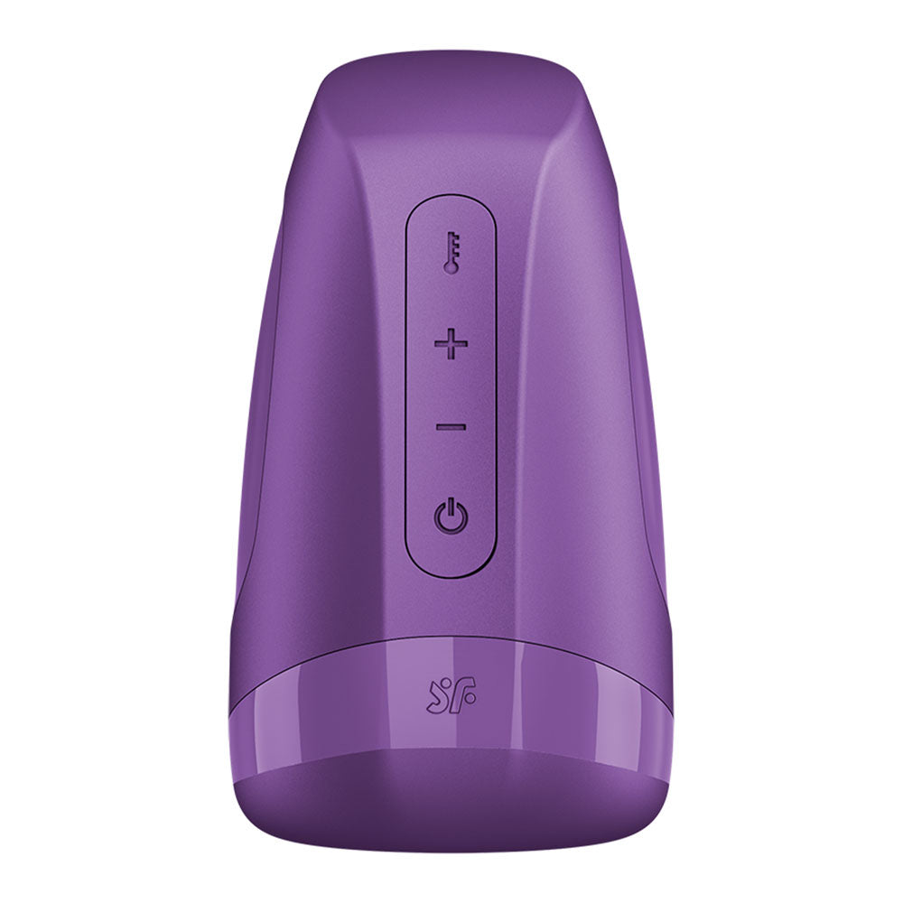 Satisfyer Men Heat Vibration - Purple Heating and Vibrating