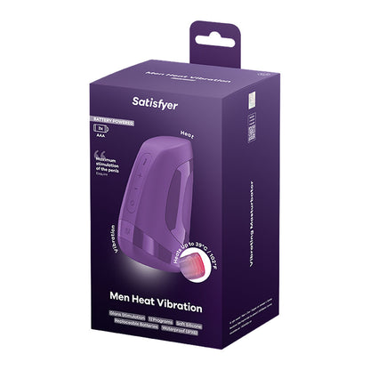 Satisfyer Men Heat Vibration - Purple Heating and Vibrating
