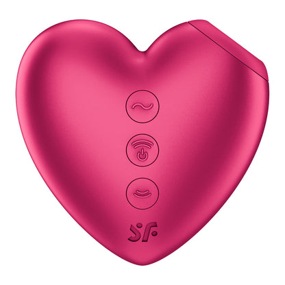 Satisfyer Cutie Heart - Battery Operated - Pink Air Pulsation