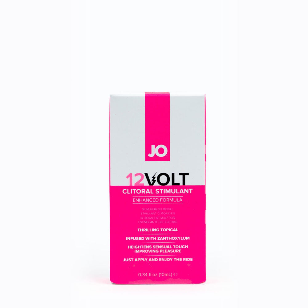 JO 12 Volt Clitoral Stimulant - 10 mL - Stimulating Gel for Women - 10 ml Tube