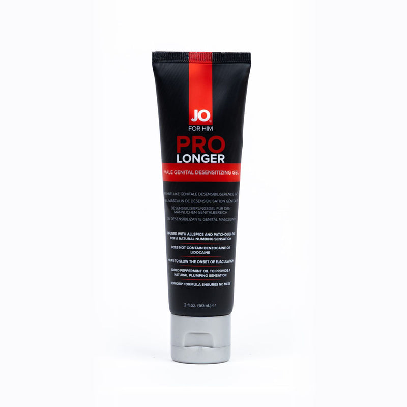 JO Prolonger Gel - 60 mL - Penis Desensitising Gel - 60 ml Tube
