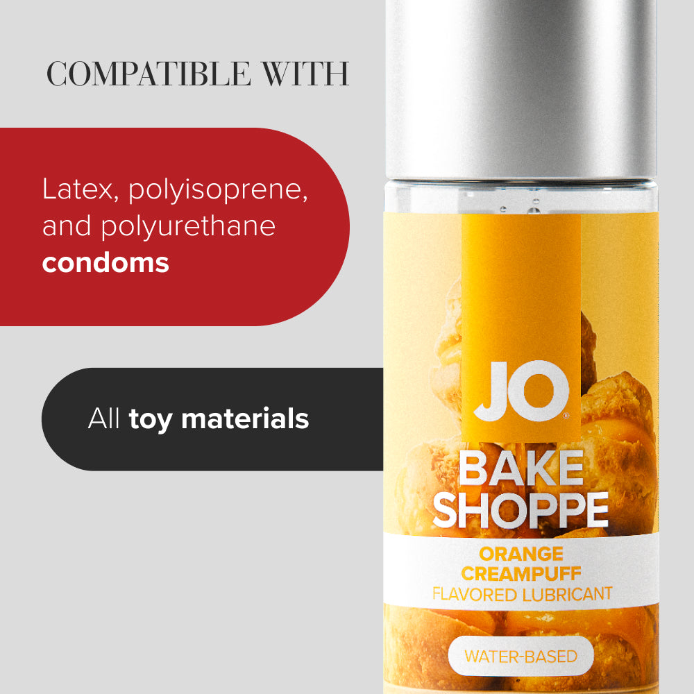 JO Bake Shoppe - Orange Creampuff Flavoured Water Based Lubricant - 60