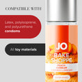 JO Bake Shoppe - Peach Cobbler - Peach Cobbler Flavoured Water Based Lubricant - 60 ml Bottle
