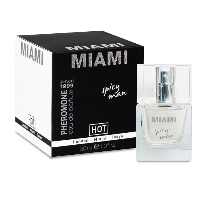 Hot Pheromone Miami - Spicy Man - Pheromone Cologne for Men - 30ml - Image 1