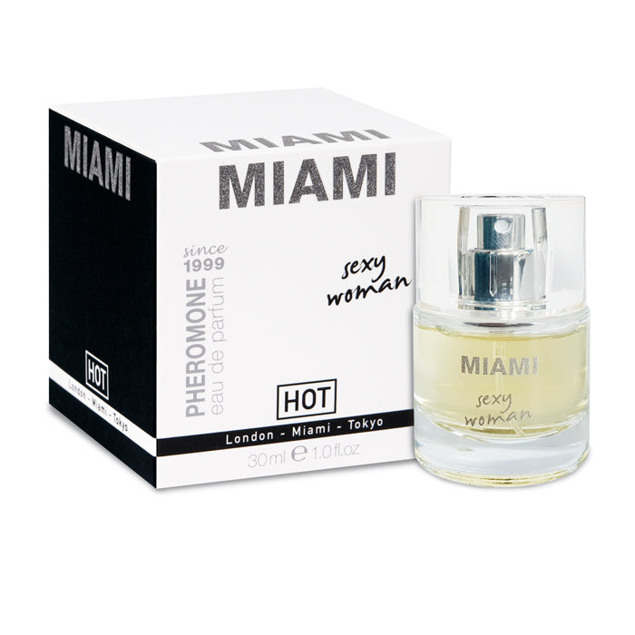 Hot Pheromone Miami - Sexy Woman - Pheromone Perfume for Women - 30 ml Bottle - Image 1