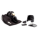 CB-6000 Chastity Cock Cage Kit - Black - Black 3.25 Inch Cock Cage Kit - Image 3