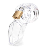 CB-6000 Chastity Cock Cage Kit - Clear - Clear 3.25 Inch Cock Cage Kit - Image 3