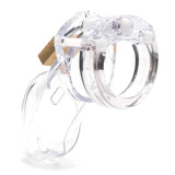 CB-6000 Chastity Cock Cage Kit - Clear - Clear 3.25 Inch Cock Cage Kit - Image 4