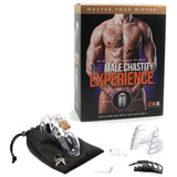CB-6000 Chastity Cock Cage Kit - Clear - Clear 3.25 Inch Cock Cage Kit - Image 1