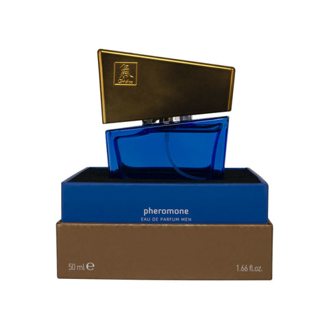 Shiatsu Pheromone Eau De Parfum Men - Dark Blue - Pheromone Fragrance for Men - 50 ml - Image 1