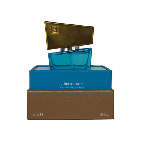 Shiatsu Pheromone Eau De Parfum Men - Light Blue - Pheromone Fragrance for Men - 15 ml - Image 1
