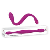 Adam & Eve The Joy Stick Rechargeable Wand - Purple 36.5 cm (14.5'') USB Rechargeable Dual Vibrating Double Dong - Image 13