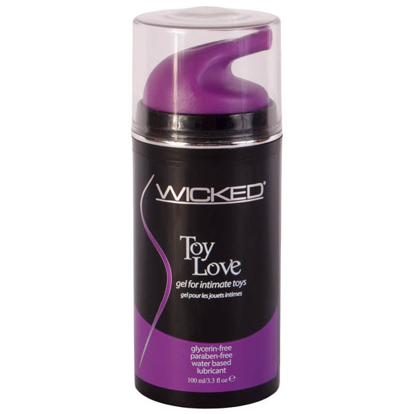 Wicked Toy Love - Glycerin Free Water Based Lubricant - 100 ml (3.3 oz) Bottle - Image 1