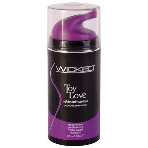 Wicked Toy Love - Glycerin Free Water Based Lubricant - 100 ml (3.3 oz) Bottle - Image 1