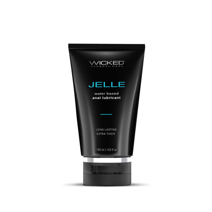 Wicked Jelle - Water Based Anal Lubricant - 120 ml (4 oz) Bottle