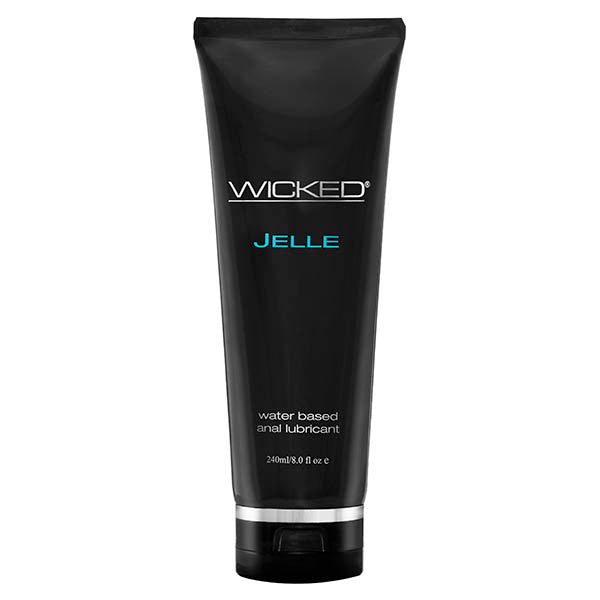 Wicked Jelle - Water Based Anal Lubricant - 240 ml (8 oz) Bottle - Image 1