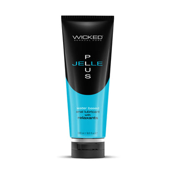 Wicked Jelle Plus - Relaxing Water Based Anal Lubricant - 240 ml Bottle