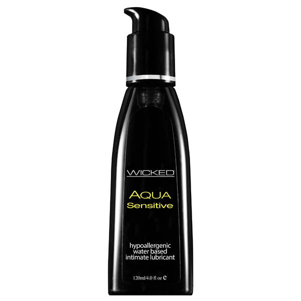 Wicked Aqua Sensitive - Water Based Lubricant - 120 ml (4 oz) Bottle - Image 1
