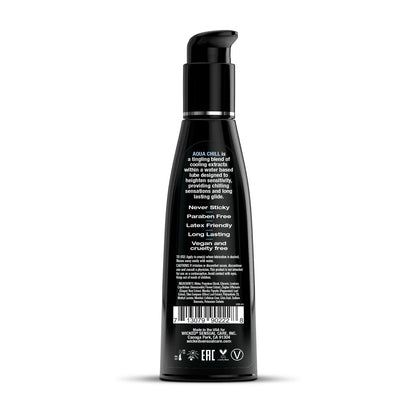 Wicked Aqua Chill - Cooling Water Based Lubricant - 120 ml (4 oz) Bottle