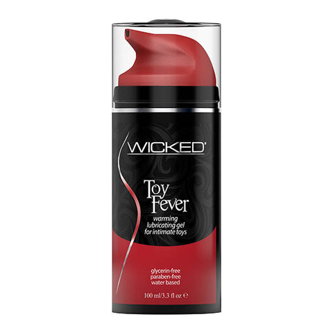 Wicked Toy Fever - Warming Glycerin Free Water Based Lubricant - 100 ml (3.3 oz) Bottle - Image 1