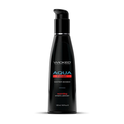 Wicked Aqua Heat - Warming Water Based Lubricant - 120 ml (4 oz) Bottle