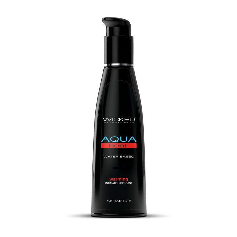 Wicked Aqua Heat - Warming Water Based Lubricant - 120 ml (4 oz) Bottle