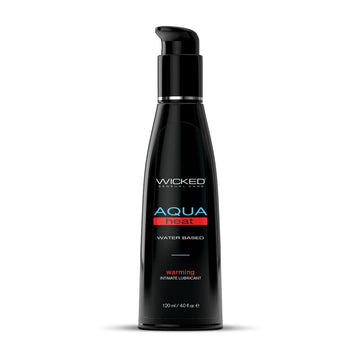 Wicked Aqua Heat - Warming Water Based Lubricant - 120 ml (4 oz) Bottle