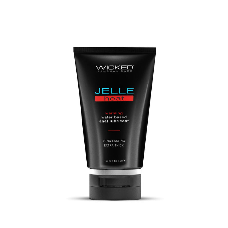 Wicked Jelle Heat - Warming Water Based Anal Lubricant - 120 ml (4 oz) Bottle
