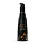 Wicked Aqua Sweet Peach - Sweet Peach Flavoured Water Based Lubricant - 120 ml (4 oz) Bottle - Image 1