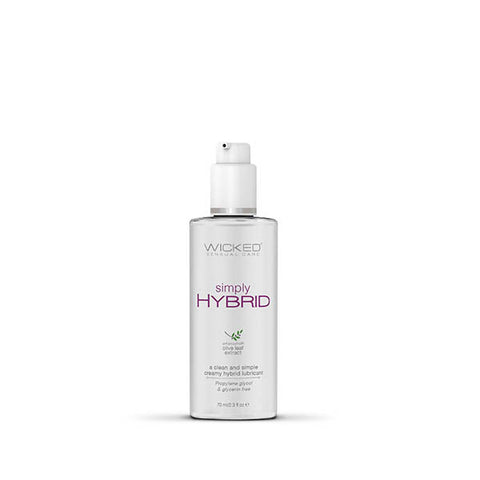 Wicked Simply Hybrid - Water & Silicone Blended Lubricant - 70 ml (2.3 oz) Bottle - Image 1