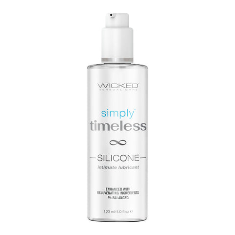 Wicked Simply Timeless Silicone - Silicone Based Lubricant - 120 ml (4 oz) Bottle - Image 1