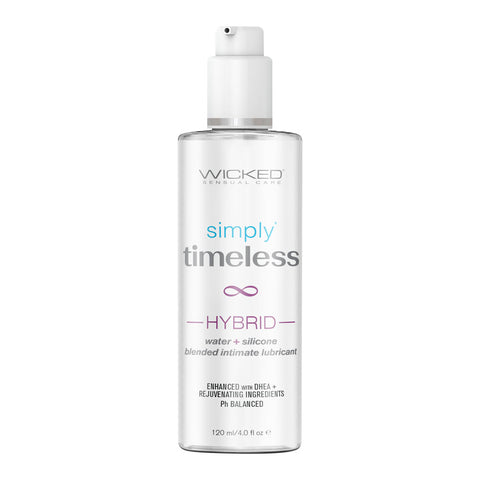 Wicked Simply Timeless Hybrid - Hybrid Lubricant - 120 ml (4 oz) Bottle - Image 1