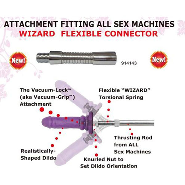 MyWorld Wizard Flexible Connector - Attachement for MyWorld sex machines - Image 1