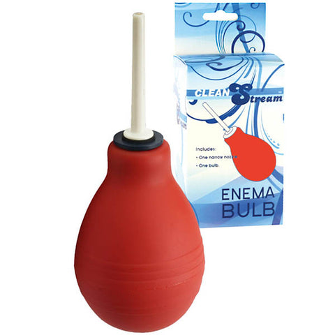 CleanStream Enema Bulb - Red Unisex Douche - Image 1