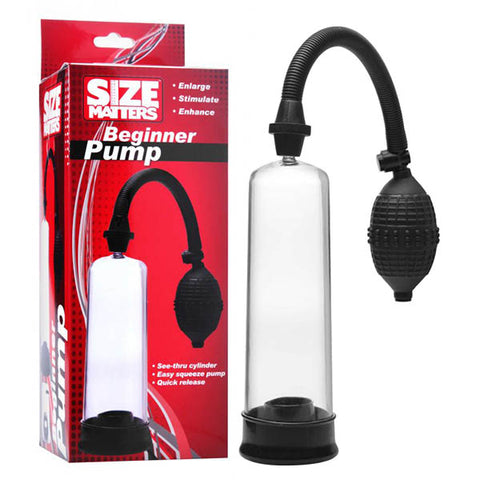 Size Matters Beginner Pump - Clear Penis Pump - Image 1