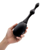 AquaClean Silicone 1-Way Valve Douche Set with Beaded Nozzle - 150 ml Capacity with Free Travel Douche Included - Image 3