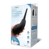 AquaClean Silicone 1-Way Valve Contoured Ergo Douche Set - 190 ml Capacity with Free Travel Douche Included - Image 1